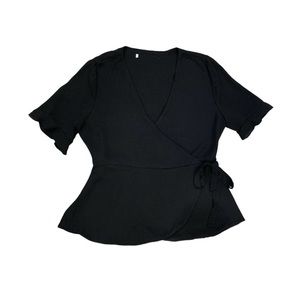 Zara Trafaluc Collection Wrap Blouse